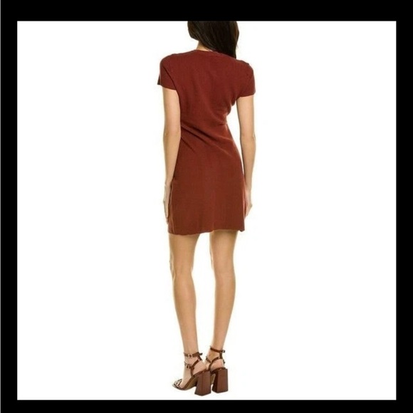 Theory Branteen Sheath Dress Small Oxide Brown NEW NWT - Picture 6 of 9